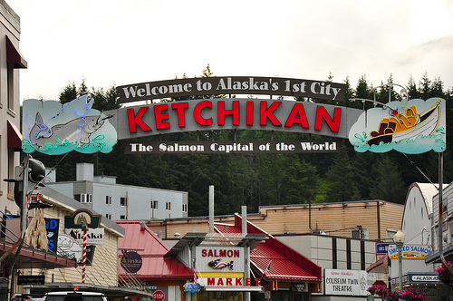 Downtown Ketchikan Alaska