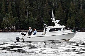 Oasis Alaska Charters boat they use while fishing in Ketchikan, Alaska Alaska.