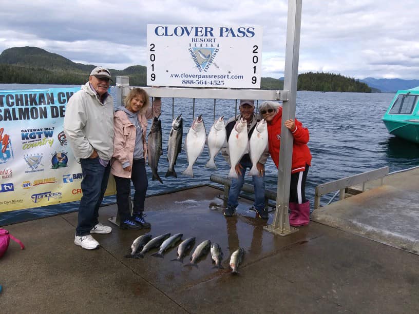 These 2 couples spent 2 half days and 2 full days fishing with us!  Murray made …