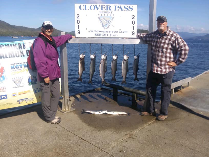 This couple found some cohos and pinks today with Captain Murray on Our REEL The…