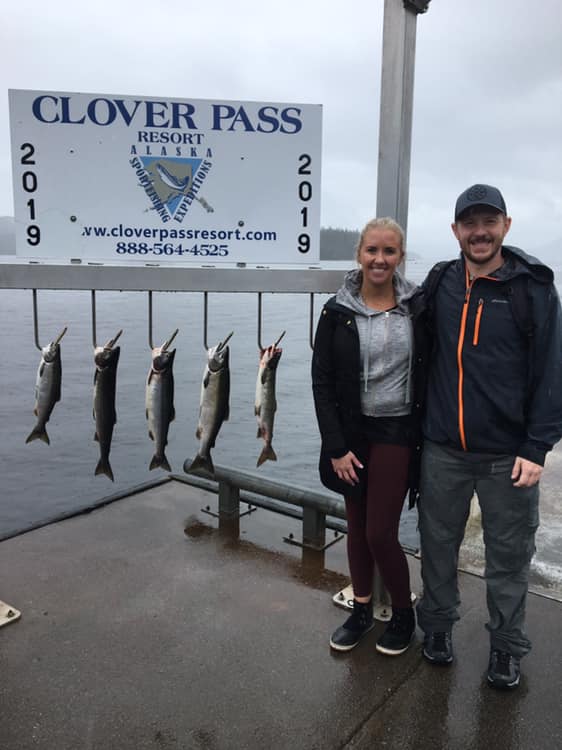 This couple from Michigan dealt with some rough weather to land these Pinks and …