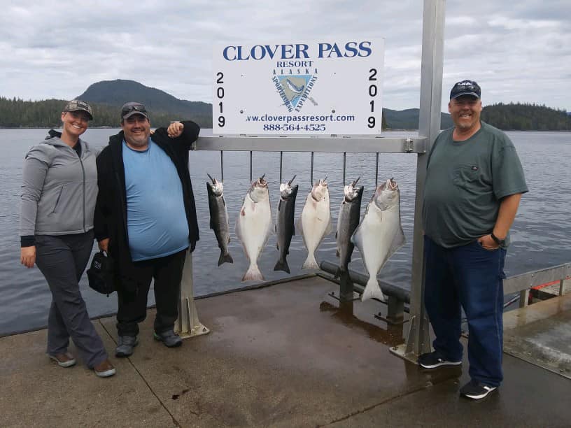 A 4 hour Halibut charter with Captain Murray got this group their limit,
 with t…