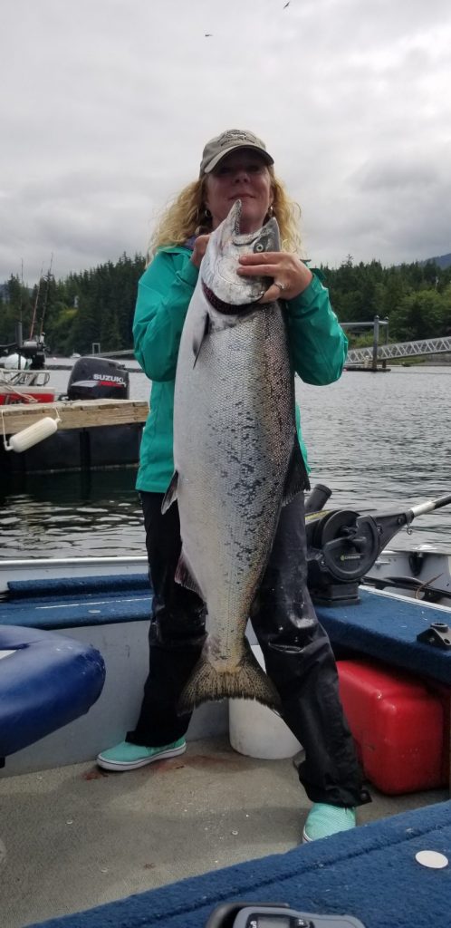 Salmon fishing in Ketchikan