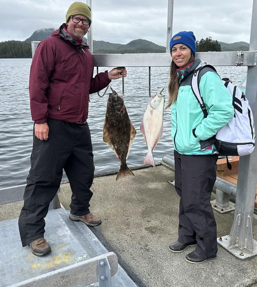 Winner winner!  Halibut dinner!!