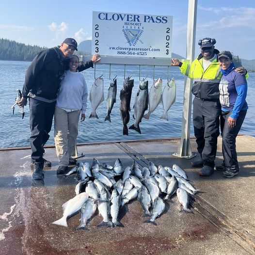 All day out with Captain Drew loaded this group of repeat customers up on fish! …