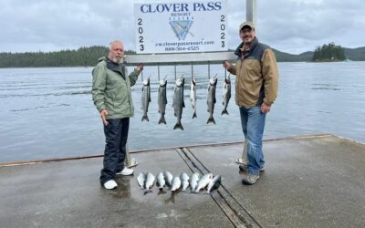 These 2 guys went out fishing with Captain Drew for 4 hours while in port on a c…