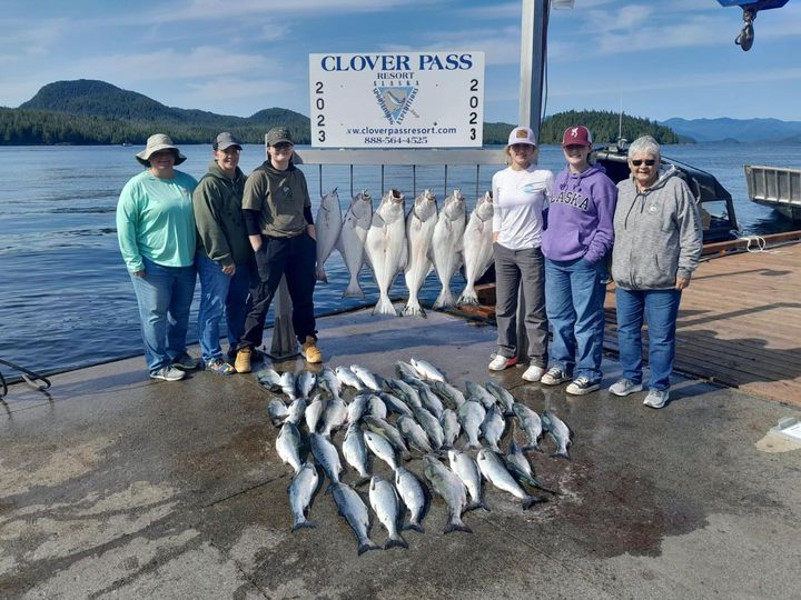 This 6 pack of return customers out with Captain Murray loaded up on Halibut and…