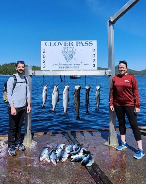 This couple spent a few hours out with Captain Drew and are sending home a nice …