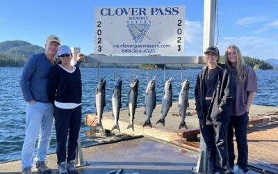 This group caught a load of salmon out with Captain Drew this afternoon in 4 hou…