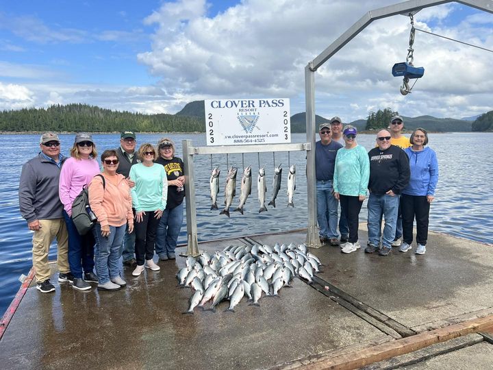 This group of 12 from Kansas went out with Captain Drew and Captain Hunter and c…