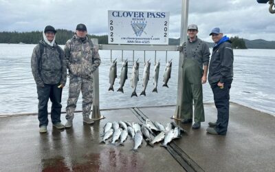 This group loaded up on cohos out all day with Captain Hunter!!