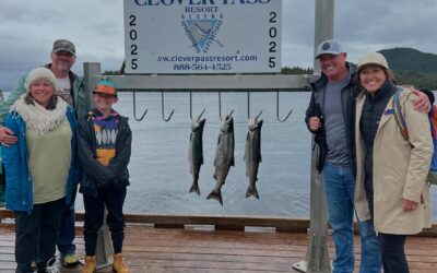A nice mixed bag of salmon species out with Captain Schuyler this afternoon!!!