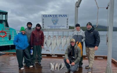 Limit of Halibut along with some nice cod out with Captain Danny this morning!!