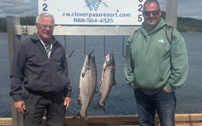 Opening King Salmon Day!!!  This duo caught their limit out with Captain Danny! …