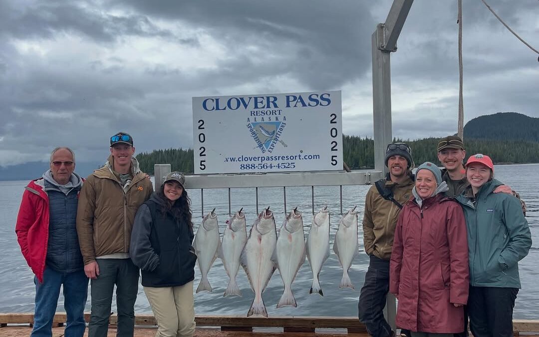 This group of 7 limited out on Halibut this morning with Captain Danny and Capta…